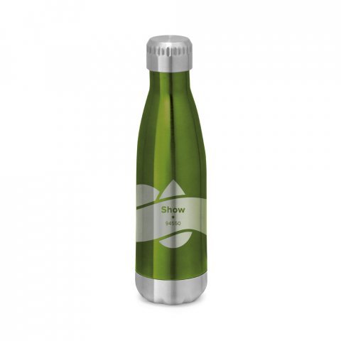SHOW. 510 ml flaske i rustfritt st&aring;l - Lys gr&oslash;nn 