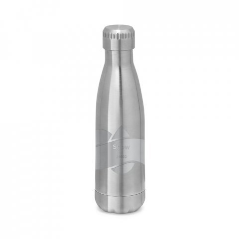 SHOW. 510 ml flaske i rustfritt st&aring;l - Sateng s&oslash;lv