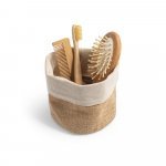 DUCASSE. Geantă multifuncțională din iută (260g/m&sup2;) și bumbac (120g/m&sup2;) - Natural