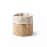 DUCASSE. Geantă multifuncțională din iută (260g/m&sup2;) și bumbac (120g/m&sup2;) - Natural