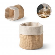 DUCASSE. Bolsa multiusos en yute (260g/m&sup2;) y algod&oacute;n (120g/m&sup2;)
