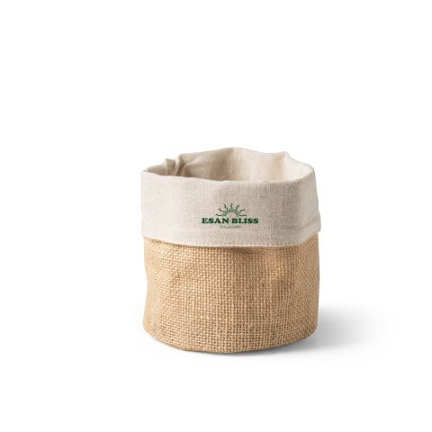 DUCASSE. Sac multi-usage en coton (120g/m&sup2;) et toile de jute (260g/m&sup2;)