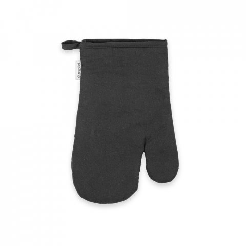 RICKEY. Cotton (60% recycled) Kitchen glove - Black