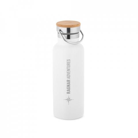 RAGNAR. V&aacute;kuumszigetelt rozsdamentes ac&eacute;l (36%-ban &uacute;jrahasznos&iacute;tott) palack 570 ml - Feh&eacute;r