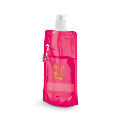 KWILL. foldebar drikkeflaske i PP 460 ml - Pink