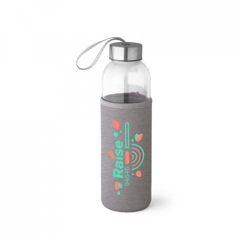 RAISE. Botella deportiva de 520 mL - Gris claro
