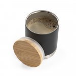 NORRE TUMBLER. Pahar de vid din oțel inoxidabil (36% reciclată) cu perete dublu 370 mL - Negru