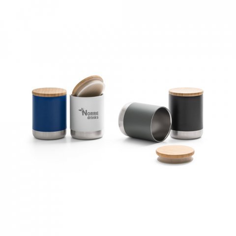 NORRE TUMBLER. Pahar de vid din oțel inoxidabil (36% reciclată) cu perete dublu 370 mL