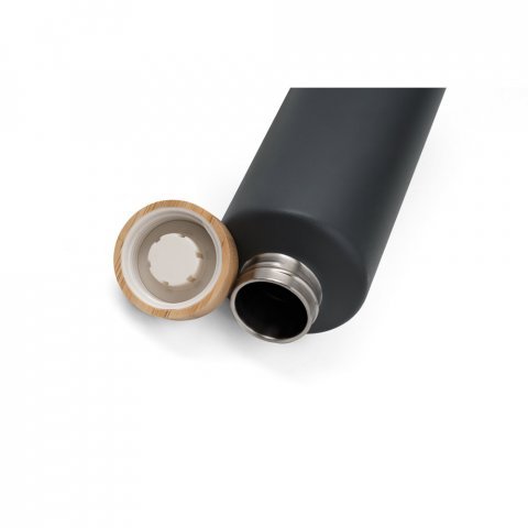 NORRE BOTTLE. Boca od nerđajućeg čelika sa dvostrukim zidom, vakuumski izolovana (36% reciklirana) 640 ml - Crna