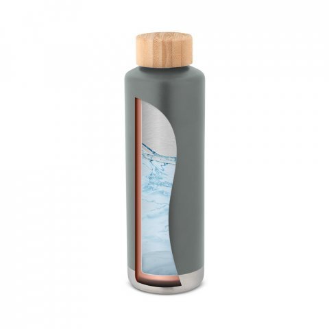 NORRE BOTTLE. Boca od nerđajućeg čelika sa dvostrukim zidom, vakuumski izolovana (36% reciklirana) 640 ml - Tamno siva