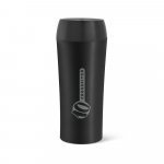 MONARDA. Cestovn&yacute; poh&aacute;r z nerezovej ocele a PP 470 ml - Čierna