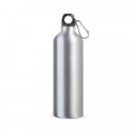 LANDSCAPE L. Sportflaska i aluminium med karbinhake 800 mL - Satinsilver