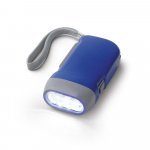EDDIE. Linterna Dynamo con 3 leds - Azul
