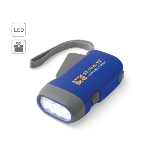 EDDIE. Linterna Dynamo con 3 leds
