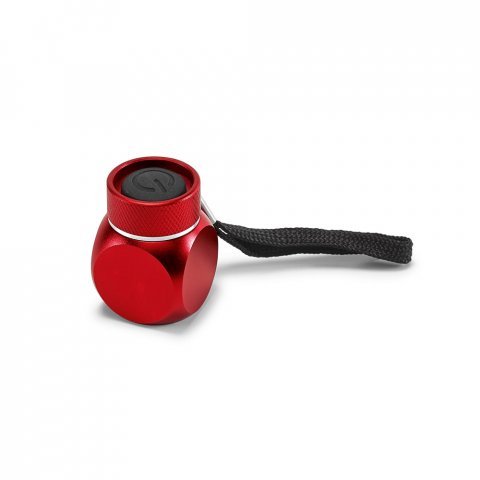 LOUIS. Torcia in alluminio con 6 LED - Rosso