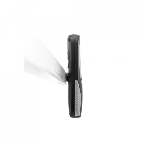 PAVIA. Linterna hecha en ABS, con LED COB - Gris claro