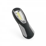 PAVIA. Linterna hecha en ABS, con LED COB - Gris claro