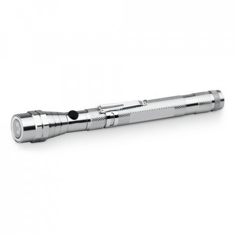 NOBEND. Lanternă LED extensibilă - Argintiu