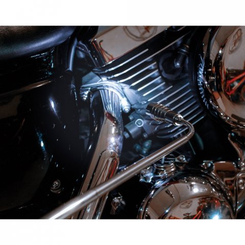 NOBEND. Lanternă LED extensibilă