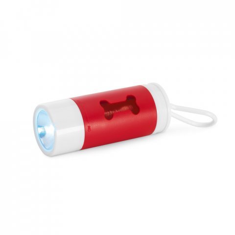 BALADE. Dispenser met hygi&euml;nische tasjes - Rood