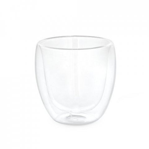 AMERICANO. Bicchiere in vetro borosilicato in vetro 220 mL - Trasparente