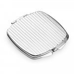 SHIMMER. Metalsko kompaktno ogledalo - Srebrna