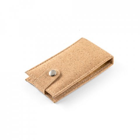 ZENA. Set manicure in sughero con accessori in acciaio inox - Naturale