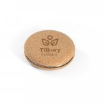 TILBURY. Espejo doble de bolso - Natural