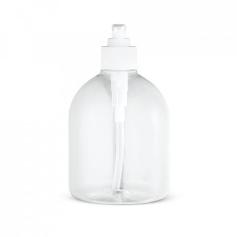 REFLASK 500. Sticlă cu dozator din PET și PP 500 mL - Alb
