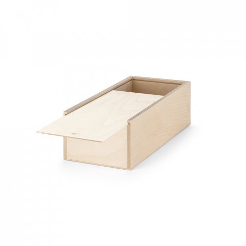 BOXIE WOOD M. Дървена кутия - Лек естествен