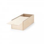 BOXIE WOOD M. Дървена кутия - Лек естествен