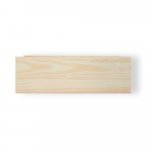 BOXIE WOOD L. Puulaatikko L - Natural (tumma)