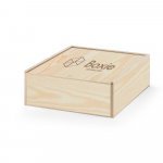 BOXIE WOOD L. Puulaatikko L - Natural (tumma)