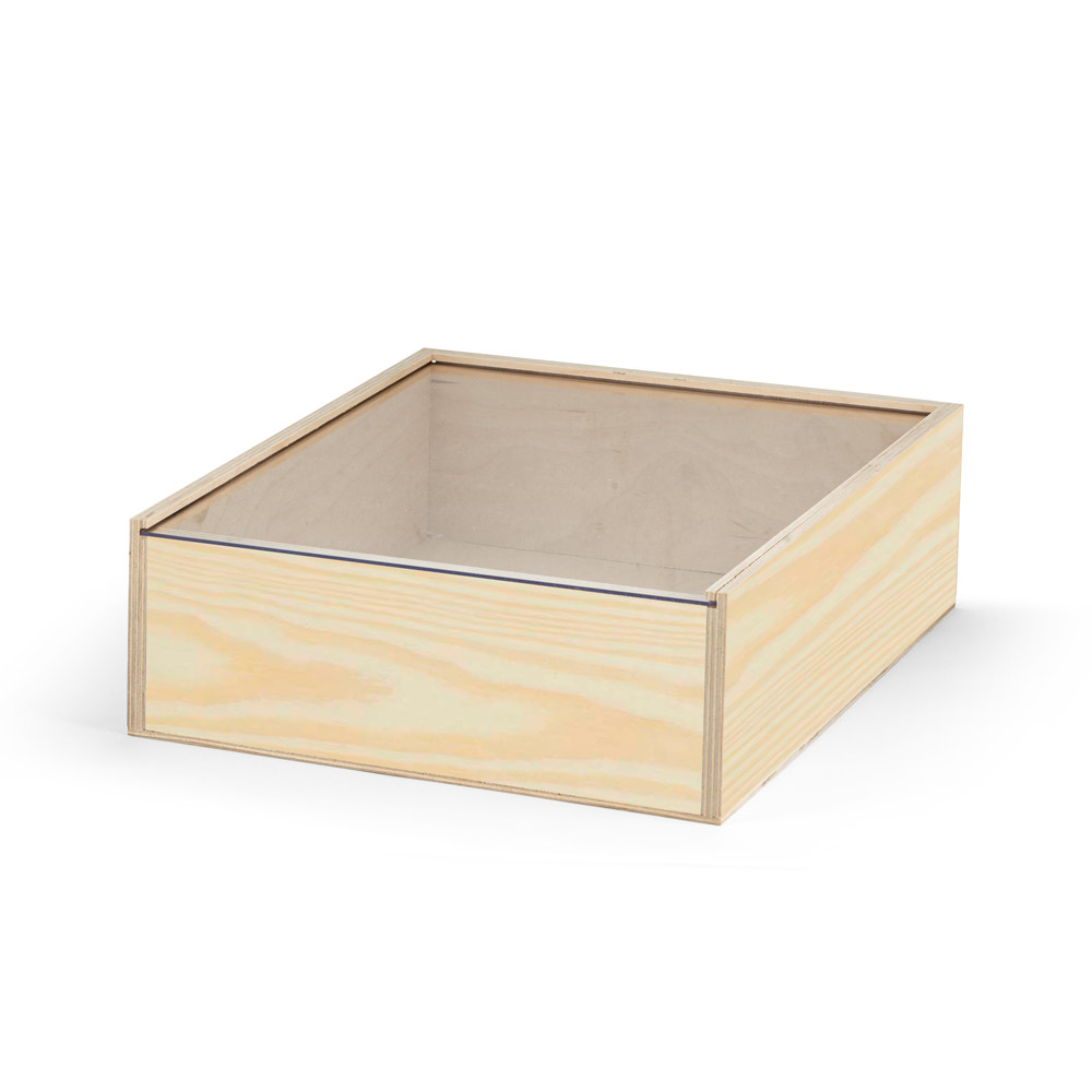 BOXIE CLEAR L. Scatola di legno L