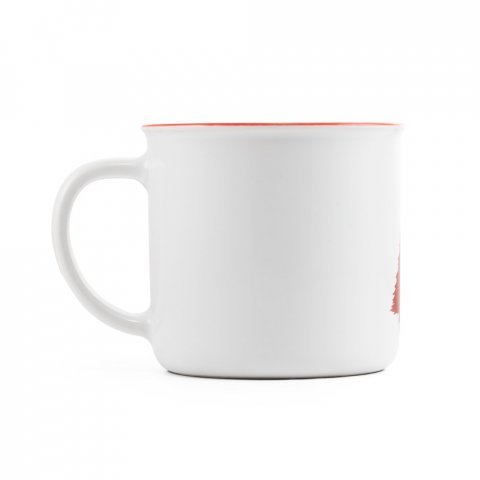 VERNON X. Taza de ceramica - Rojo