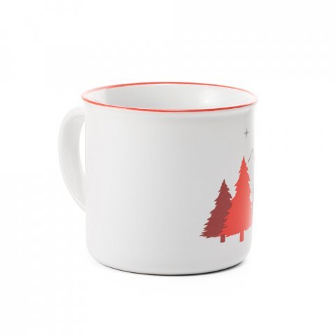 VERNON X. Taza de ceramica - Rojo