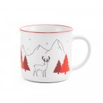 VERNON X. Taza de ceramica - Rojo