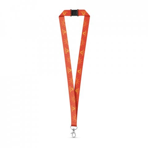 BRISTOL. SET Lanyard SUBLIMATION Long II (20 mm) med 20 mm avtryckarkarbinhake och s&auml;kerhetssp&auml;nne