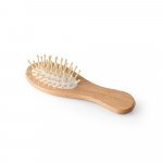 DERN. Spazzola per capelli in legno con denti in bamb&ugrave; - Naturale