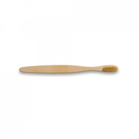 DELANY. Tandenborstel met bamboe lichaam en nylon tanden - Naturel