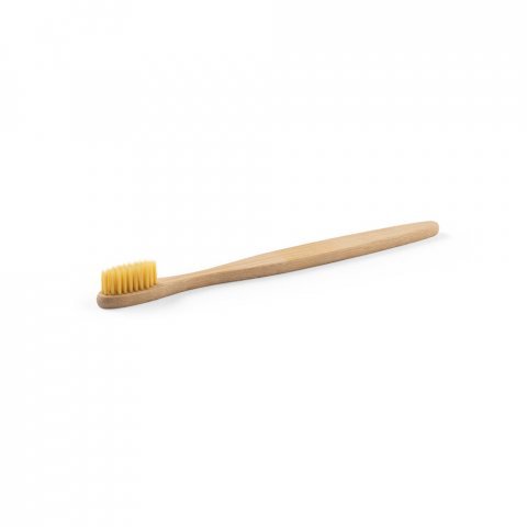 DELANY. Tandenborstel met bamboe lichaam en nylon tanden - Naturel