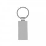 HOMER. Rectangular bamboo keyring - Natural