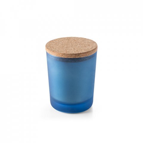 DUVAL. Vela arom&aacute;tica con tapa de corcho 180 g - Azul