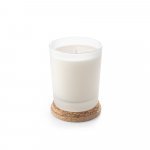 DUVAL. Vela arom&aacute;tica con tapa de corcho 180 g - Blanco