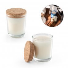 ZEN 80. Naturligt duftlys i glas med l&aring;g i kork 80 g
