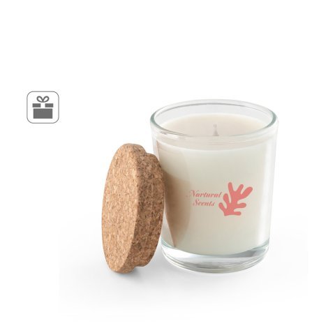 ZEN 80. Aromatična sveća u staklenoj posudi sa poklopcem od plute 80 g