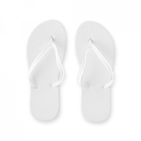 BALI S / M. Pantuflas con suela sublimable totalmente personalizables - Blanco