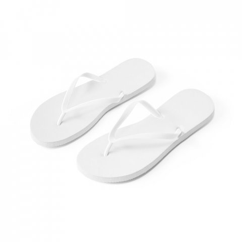 BALI S / M. Pantuflas con suela sublimable totalmente personalizables - Blanco