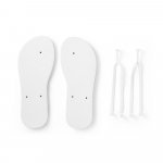 BALI L / XL. Kapcie z w pełni konfigurowalną podeszwą sublimacyjną - Biały