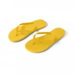MAUPITI L / XL. Bekv&auml;ma tofflor med PE-sula och PVC-band - Gul